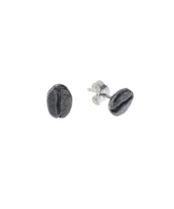 Produkt Earring Studs Coffee Bean, patinated