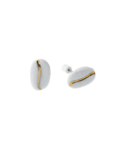 Produkt Porcelain Earrings golden Strip