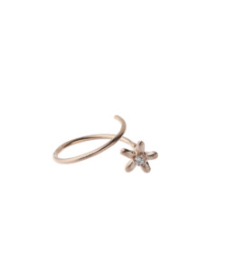 Produkt Sprout rose blossom ring with zircon