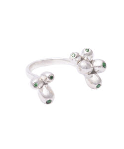 Produkt RING CHERRIES, green green zircons