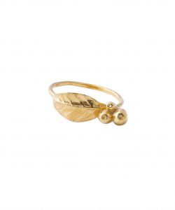 Produkt Yellow cherry ring with leaf