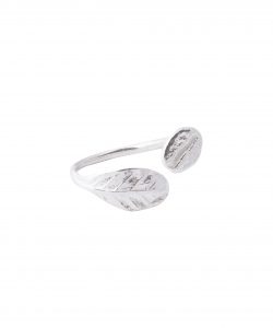 Produkt Silver leaf and grain ring